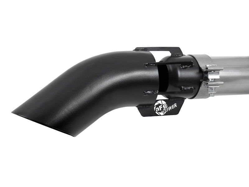 aFe 2021+ Jeep Gladiator V6-3.0L (td) Vulcan Series 3in 304SS HT DPF-Back Exhaust System - Black Tip - 49-38094-B