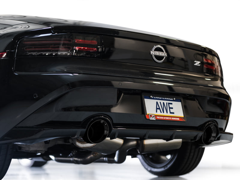 AWE Tuning 2023 Nissan Z RZ34 RWD Track Edition Cat-Back Exhaust System w/ Diamond Black Tips - 3020-33400