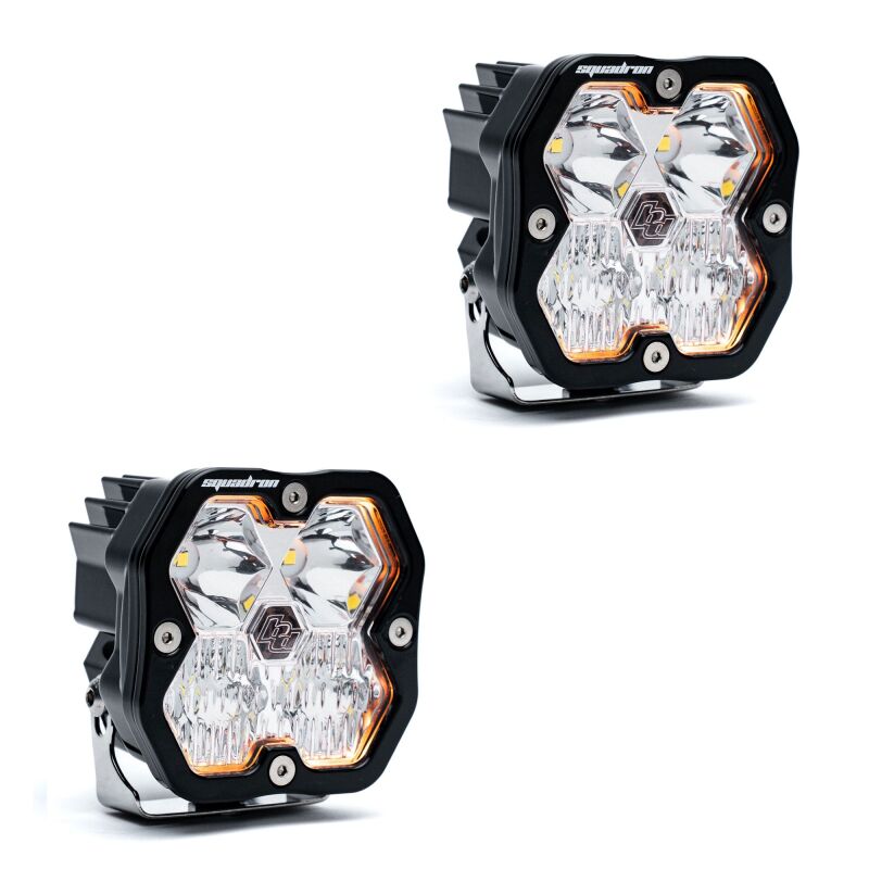 Baja Designs Squadron 2.0 Sport (Pair) LED Driving/Combo / No Harness - 5578032NH