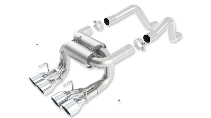 Borla 06-12 Chevrolet Corvette Z06/ZR1 6.2L/7.0L 8cyl Aggressive ATAK Exhaust (rear section only) - 11822