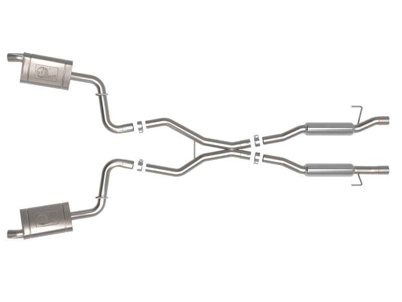 aFe Vulcan Series 2.24in SS Cat-Back Exhaust 21-23 Jeep Grand Cherokee L V8 5.7L - 49-38100