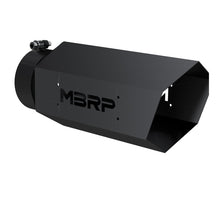Load image into Gallery viewer, MBRP Universal Hex Tip 5in Inlet 16in length w/o Logo - Black Coated - T5167BLK