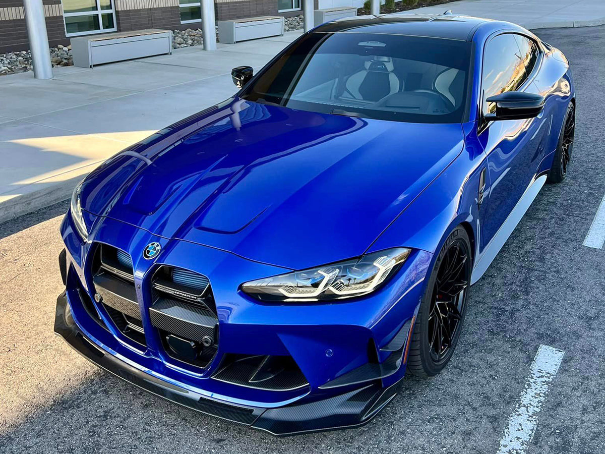 AutoTecknic Dry Carbon Versus Front Aero Lip - BMW G80 M3 | G82/ G83 M4