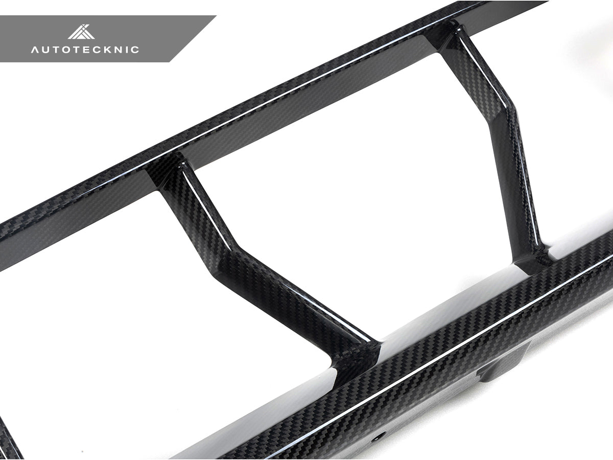 AutoTecknic Dry Carbon OEM-Spec Center Bumper Trim - BMW G87 M2
