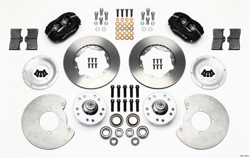 Wilwood Forged Dynalite Front Kit 11.00in 37-48 Ford Psgr. 360 Plate Mount - 140-11014