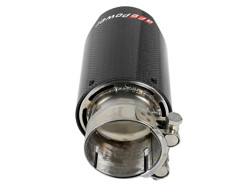 aFe MACH Force-Xp Universal Exhaust Tip 2-1/2 IN Inlet x 3-1/2 IN Outlet X 7 IN L - 49T25354-C07