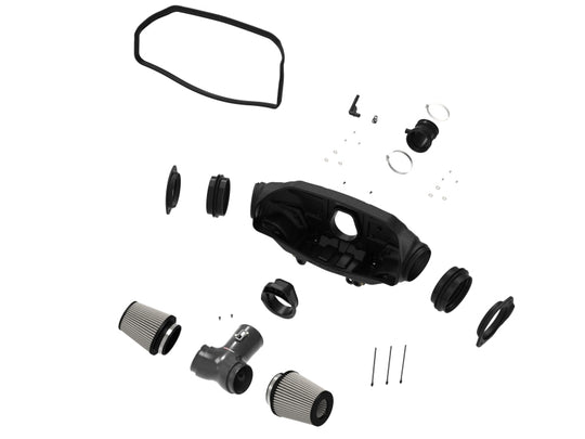aFe 2020 Corvette C8 Track Series Carbon Fiber Cold Air Intake System With Pro DRY S Filters - 57-10013D
