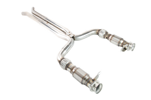 Load image into Gallery viewer, Kooks 2015+ Ford Mustang GT350 5.2L 3in x 2-3/4in Green Cat SS X-Pipe Kooks HDR Req - 11543300