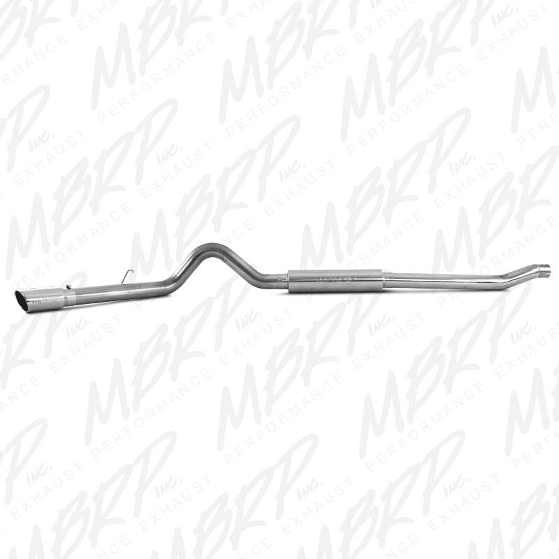 MBRP 2003-2007 Ford F-250/350 6.0L EC/CC Cat Back Single Side (Stock Cat) - S6208409