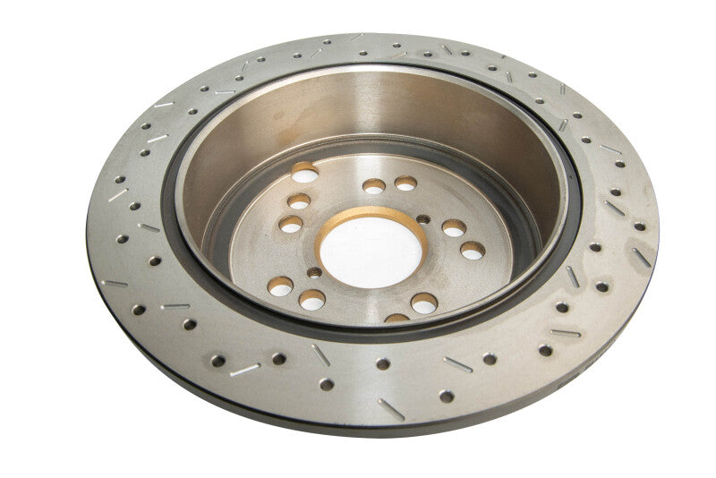 DBA 12+ Subaru/Scion BRZ/FR-S (AU Spec) 10 Lug Slot Rear Drilled & Slotted 4000 Series Rotor - DBA42659XS-10