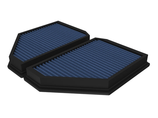 aFe 20-25 BMW X5/X6 M (F95/F96) V8-4.4L Magnum FLOW OE Replacement Air Filter w/ Pro 5R Media (Pair) - 30-10438RM