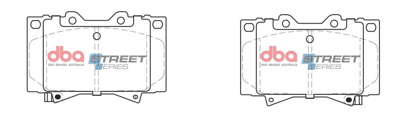 DBA 98-07 Lexus LX470 Front Street Series Brake Pads - DB1365SS