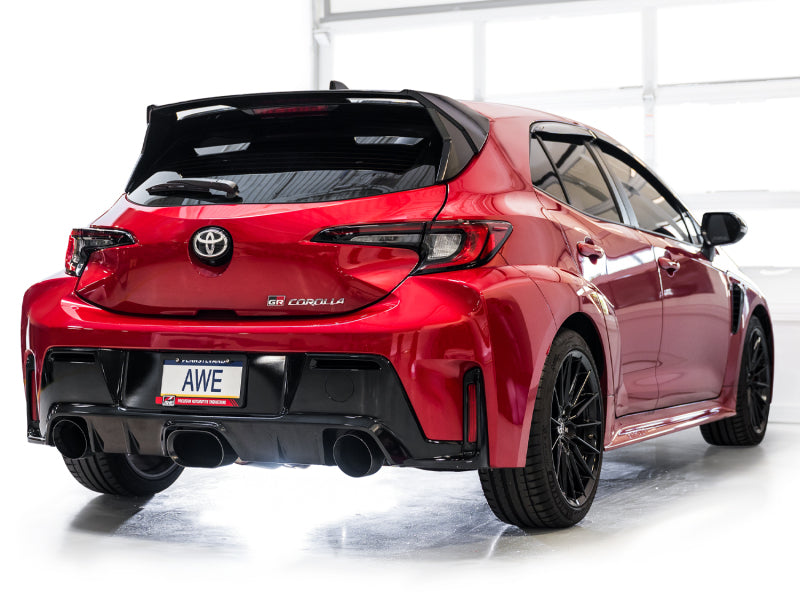 AWE Tuning 2023+ Toyota GR Corolla Touring Edition Exhaust - Diamond Black Tips - 3015-53472
