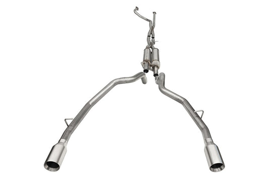 Corsa 2021-2024 Dodge Ram TRX Crew Cab Xtreme Catback Exhaust Dual Rear Satin Tip - 21189