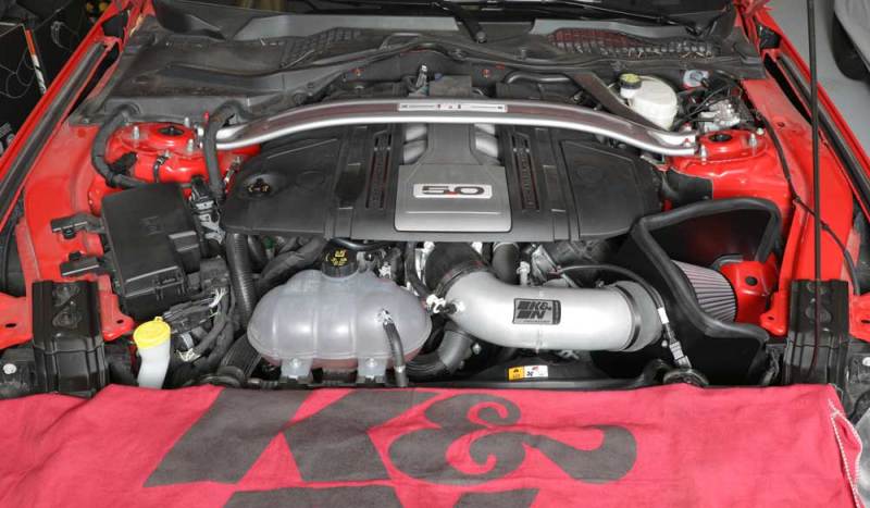 K&N 2018 Ford Mustang GT V8 5.0L F/I Typhoon Air Intake - 69-3540TP