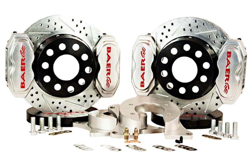 Baer Brakes Rear Ends w/ GM SP 10/12 Bolt C-Clip HE 11in SS4+ Dual DS Rear SDZ Brake Kit - Clear - 4302483C