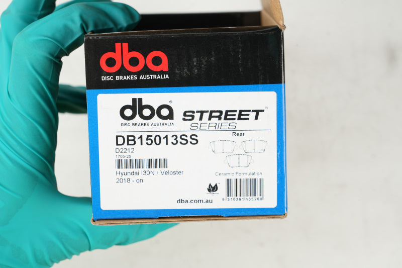 DBA 22-23 Hyundai Veloster (300mm Rear Rotor) Street Series Rear Brake Pads - DB15013SS