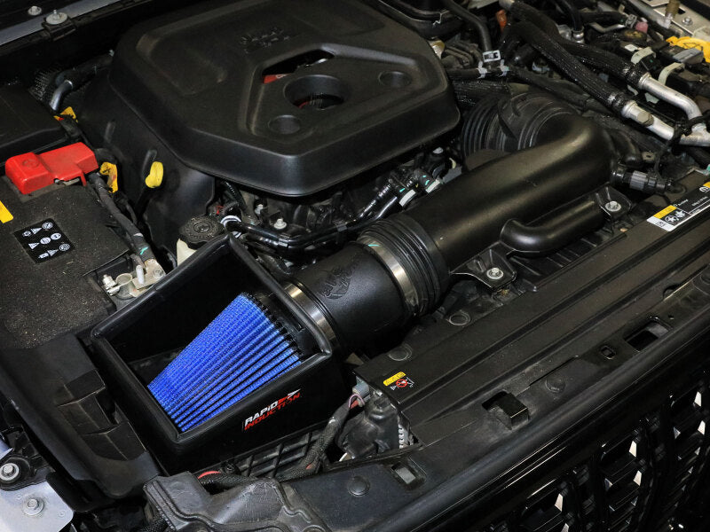 aFe 24-26 Jeep Wrangler JL L4-2.0L Rapid Induction Cold Air Intake System w/ Pro 5R Filter - 52-10021R
