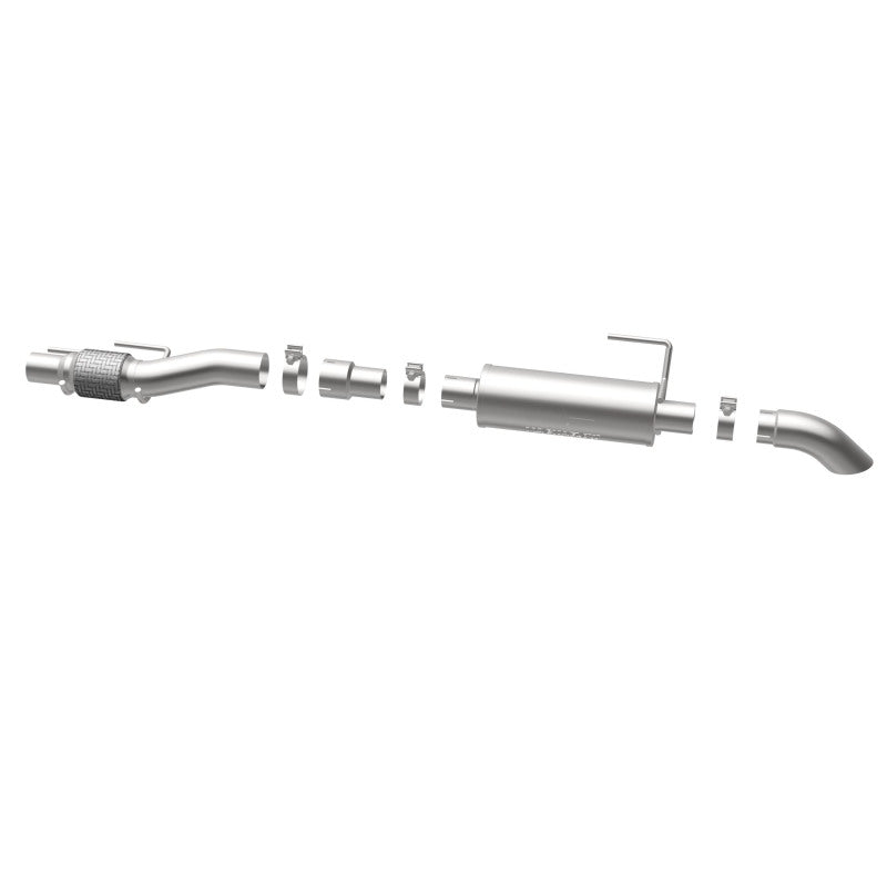 MagnaFlow Cat-Back, SS, 2.5/3in, Turn Down In Front Rear Tire 2015 Ford F150 2.7L V6T Ext Cab - 19056