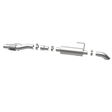 Load image into Gallery viewer, MagnaFlow Cat-Back, SS, 2.5/3in, Turn Down In Front Rear Tire 2015 Ford F150 2.7L V6T Ext Cab - 19056