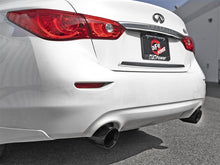 Load image into Gallery viewer, aFe Takeda 2.5in 304 SS Axle-Back Exhaust w/ Black Tips 16-18 Infiniti Q50 V6-3.0L (tt) - 49-36130NM-B