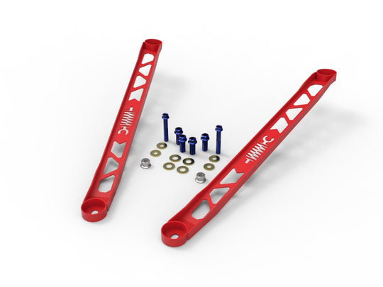 aFe CONTROL 304 Stainless Steel Front Suspension Strut Brace Red - Toyota GR Supra (A90) 20-21 - 450-721003-R