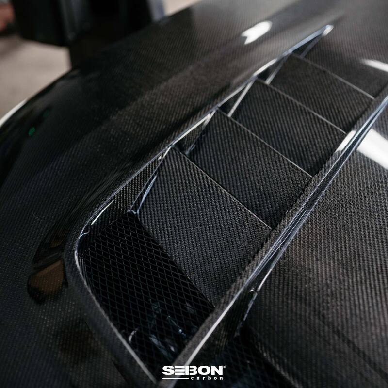Seibon 2023 Honda Civic Type R TV-Styler Double Side Carbon Fiber Hood - HD23HDCVR-TV-DS