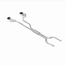 Load image into Gallery viewer, MagnaFlow 20-21 Ford Explorer 3.0L V6 Dual Exit Quad Black Chrome Tip Street Series Cat-Back Exhaust - 19515