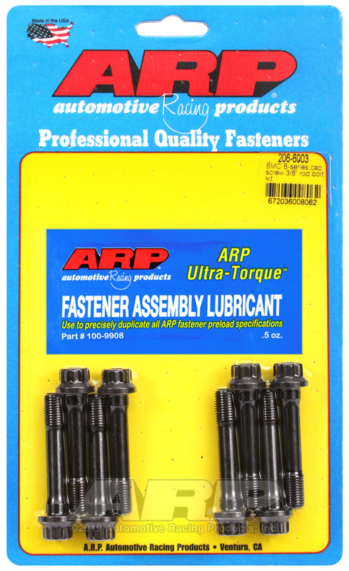 ARP BMC B Series Cap Screw 3/8in Rod Bolt Kit - 206-6003
