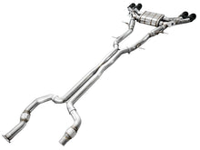 Load image into Gallery viewer, AWE Tuning 2021+ Cadillac CT4-V Blackwing SwitchPath Exhaust - Diamond Black Tips - 3025-43436