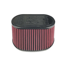 Load image into Gallery viewer, Injen Oiled Air Filter 8.5x5.63in Oval ID / 9.92x7.17in Base / 5.7in HT / 6.865ix4.115in Top - X-1126-BR