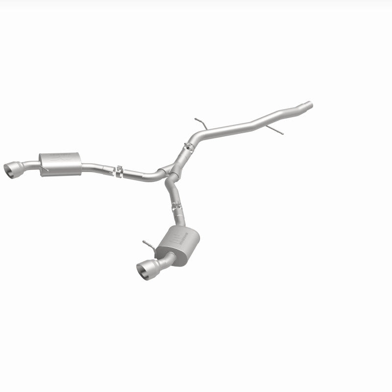 MagnaFlow 18-19 Audi A5 Dual Exit Polished Stainless CatBack Exhaust - 3in Main Piping Diameter - 19390
