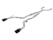 Load image into Gallery viewer, aFe Takeda 2.5in 304 SS Cat-Back Exhaust System w/ Black Tips 16-18 Infiniti Q50 V6-3.0L (tt) - 49-36132NM-B