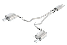 Load image into Gallery viewer, Borla ATAK Cat Back 15 Ford Mustang 3.7L V6 MT/AT 2.25in Pipe 4in Single Round Rolled Tips - 140588