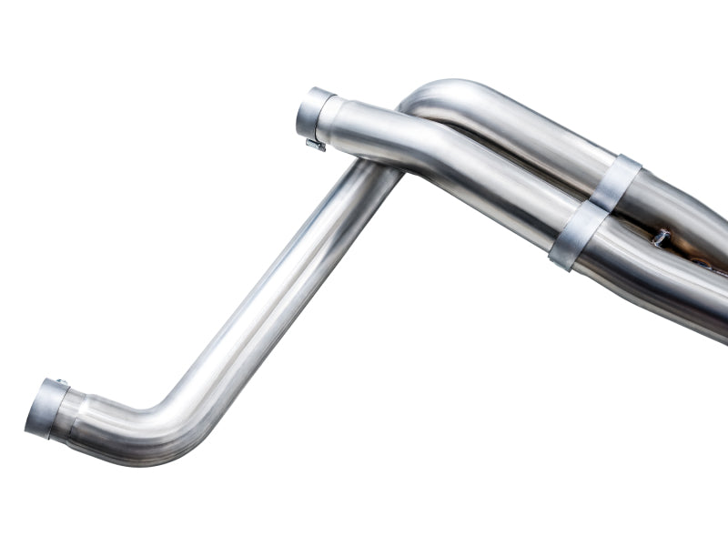 AWE Tuning 2021+ Cadillac Escalade 6.2L 0FG Dual Exit Exhaust System w/ 5in Diamond Blk Tips - 3015-43321