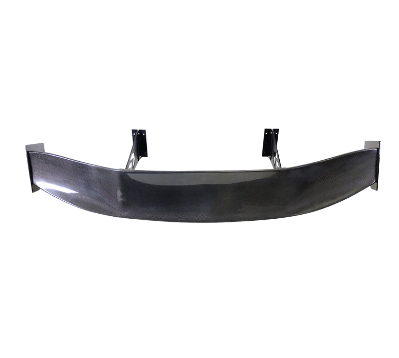 NRG Carbon Fiber Spoiler - Universal (69in.) w/NRG Logo / Stand Cut Out / Large Side Plate - CARB-A691NRG