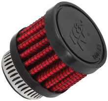 Load image into Gallery viewer, K&amp;N 0.75 inch ID 1.375 inch OD 1.125 inch H Clamp On Crankcase Vent Filter - 62-1560
