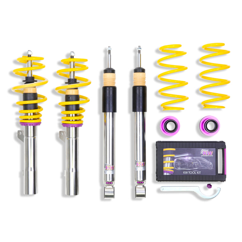 KW Coilover Kit V3 Audi Golf V GTI + Rabbit; 2WD (A5/1K 1KP); all engines; incl. DSG - 35210039