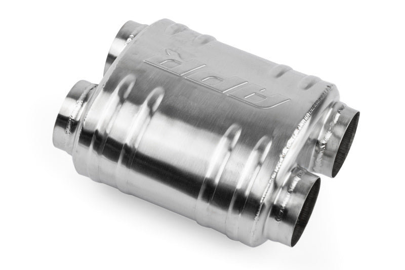 APR Premium Sound Absorption Muffler - Dual 70mm (2.75in) - Oval Body 217mm x 134mm x 210mm - MUH0011