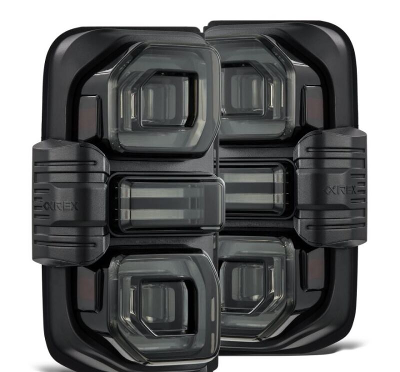 AlphaRex 21-24 Ford Bronco NOVA LED Tail Lights - Alpha-Black - 659020