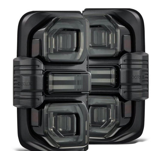 AlphaRex 21-24 Ford Bronco NOVA LED Tail Lights - Alpha-Black - 659020