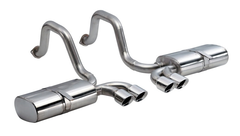 Corsa 1997-2004 Chevrolet Corvette C5 Z06 5.7L V8 Polished Sport Axle-Back Exhaust - 14111