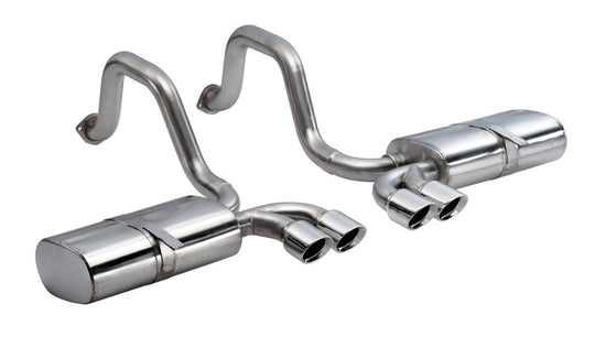 Corsa 1997-2004 Chevrolet Corvette C5 Z06 5.7L V8 Polished Sport Axle-Back Exhaust - 14111