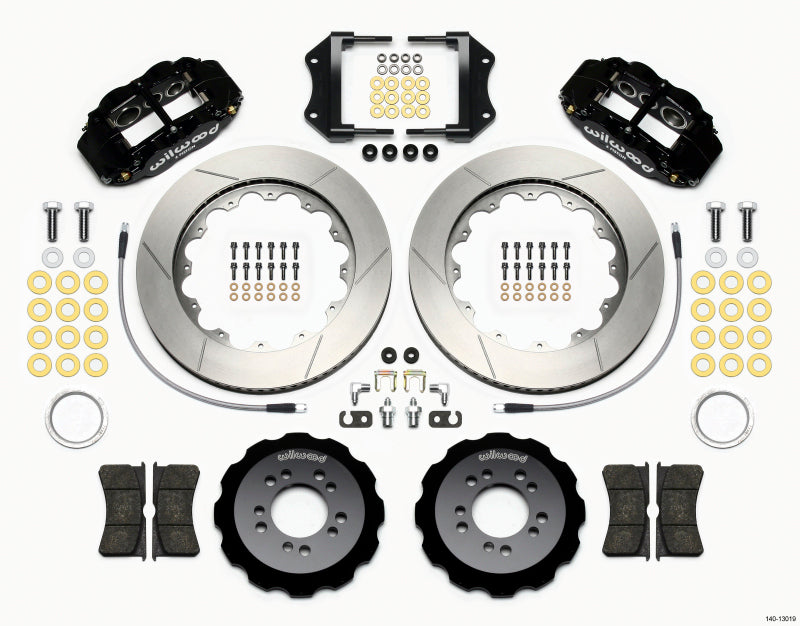 Wilwood Narrow Superlite 6R Front Hat Kit 14.00in 2013-Up Ford Focus ST w/ Lines - 140-13019