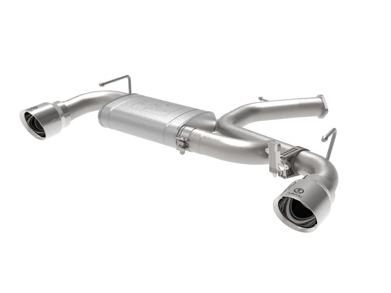 aFe Power Axle Back Exhaust - 19-20 Hyundai Veloster N L4-2.0L (t) w/ Polished tips - 49-37007-P