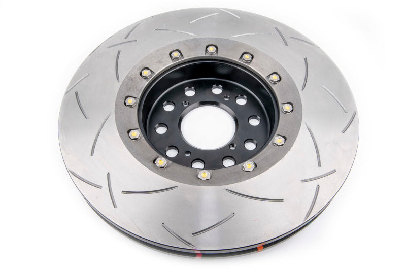 DBA 17+ Honda Civic Type R 5000 Fully Assembled 2-Piece Black Rotor Hat T3 Slotted 350mm x 32mm - DBA53700BLKS