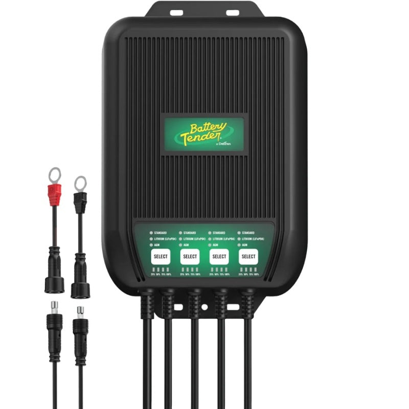 Battery Tender 40A 12V Wave Charge Pro 4 Bank Battery Charger Marine - 022-1009-DL-WH