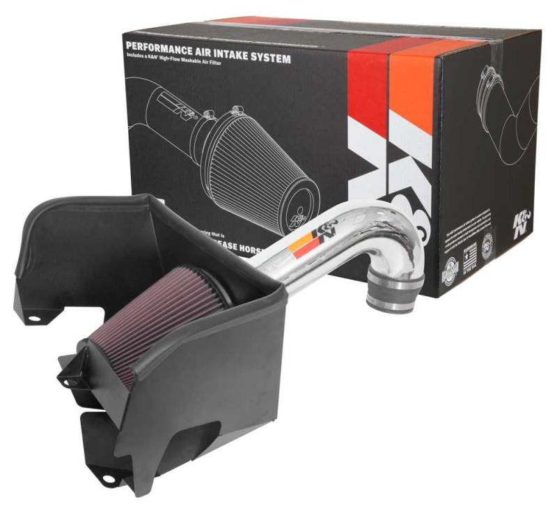 K&N 2019 Dodge Ram 1500 5.7L V8 F/I High Flow Performance Kit - 77-1578KP