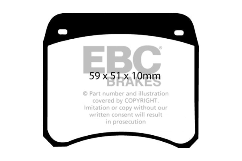 EBC Brakes Yellowstuff Performance Brake Pads - DP4128R