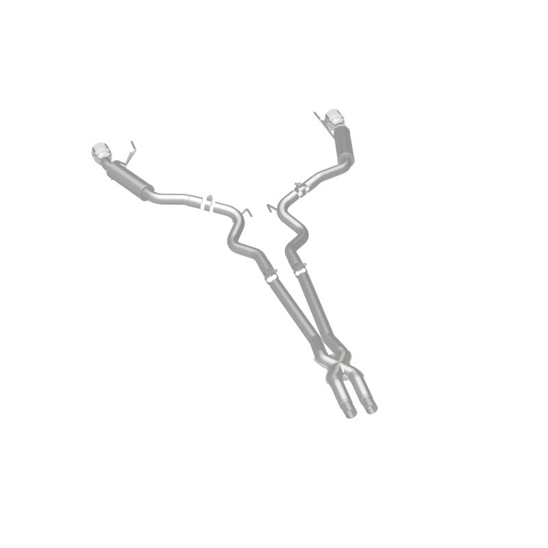 MagnaFlow Cat Back, SS, 2.5in, Competition, Dual Split Polished 4.5in Tips 2015 Ford Mustang V6 3.7L - 19099